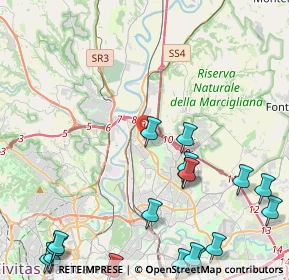 Mappa Via Novilara, 00138 Roma RM, Italia (6.8345)