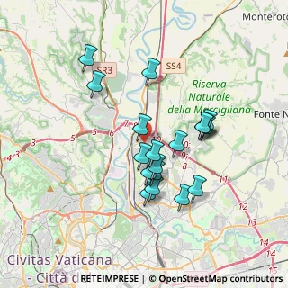 Mappa Via Novilara, 00138 Roma RM, Italia (3.29444)