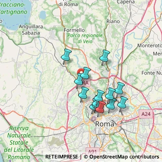 Mappa Via Monte Peloso, 00189 Roma RM, Italia (6.80929)