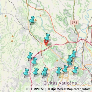 Mappa Via Monte Peloso, 00189 Roma RM, Italia (5.75429)