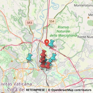 Mappa Via Ernesto Calindri, 00138 Roma RM, Italia (3.77)