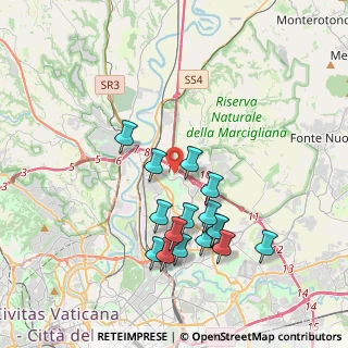 Mappa Via Ernesto Calindri, 00138 Roma RM, Italia (3.8675)
