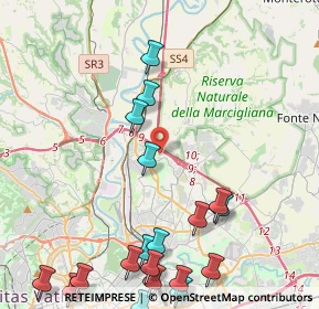 Mappa Via Ernesto Calindri, 00138 Roma RM, Italia (6.2415)