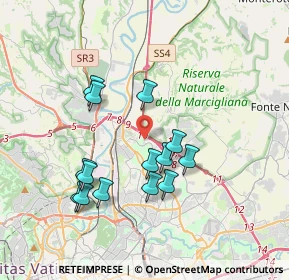 Mappa Via Ernesto Calindri, 00138 Roma RM, Italia (3.63143)