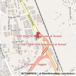 Mappa Via Corsica, 202, 86039 Termoli, Campobasso (Molise)
