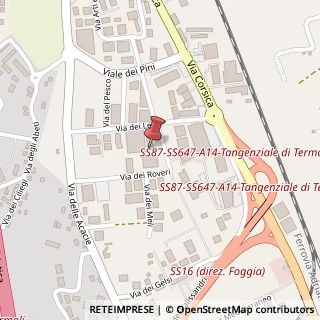 Mappa Via dei Roveri, 7, 86039 Termoli, Campobasso (Molise)