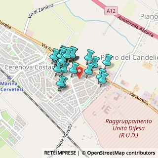 Mappa Via Agylla, 00052 Cerveteri RM, Italia (0.32414)