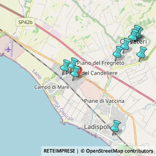Mappa Via Agylla, 00052 Cerveteri RM, Italia (2.73545)