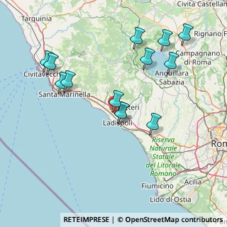 Mappa Via Agylla, 00052 Cerveteri RM, Italia (17.09538)