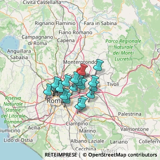 Mappa Via Monte Nero, 00012 Roma RM, Italia (10.6065)