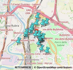 Mappa Via Sovicille, 00138 Roma RM, Italia (0.599)