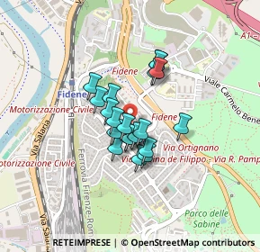 Mappa Via Sovicille, 00138 Roma RM, Italia (0.2875)