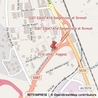 Mappa Via dei Palissandri, 86039 Termoli CB, Italia, 86039 Termoli, Campobasso (Molise)