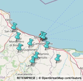 Mappa Contrada Rio Vivo, 86039 Termoli CB, Italia (13.38545)