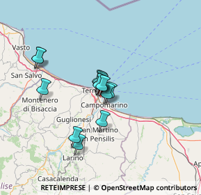 Mappa Contrada Rio Vivo, 86039 Termoli CB, Italia (9.45286)