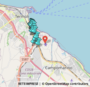 Mappa Contrada Rio Vivo, 86039 Termoli CB, Italia (1.57063)