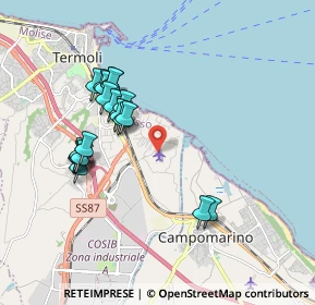 Mappa Contrada Rio Vivo, 86039 Termoli CB, Italia (1.8445)