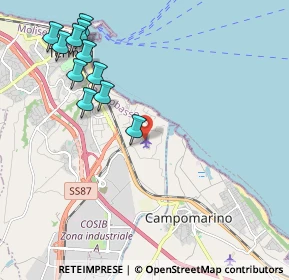 Mappa Contrada Rio Vivo, 86039 Termoli CB, Italia (2.51455)