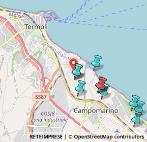 Mappa Contrada Rio Vivo, 86039 Termoli CB, Italia (2.07083)