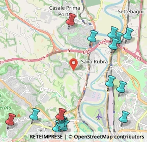 Mappa Via di Grottarossa, 00188 Roma RM, Italia (3.12125)