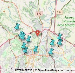 Mappa Via di Grottarossa, 00188 Roma RM, Italia (4.265)