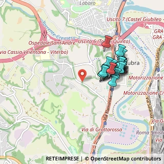 Mappa Via di Grottarossa, 00188 Roma RM, Italia (0.87083)
