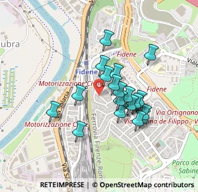 Mappa Via Barga, 00138 Roma RM, Italia (0.3635)