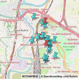 Mappa Via Monte S. Savino, 00138 Roma RM, Italia (0.7685)