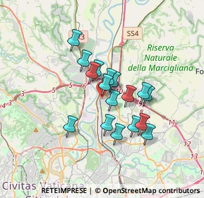 Mappa Via Barga, 00138 Roma RM, Italia (2.71412)