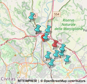 Mappa Via Barga, 00138 Roma RM, Italia (3.29583)