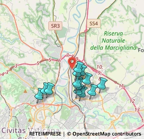 Mappa Via Monte S. Savino, 00138 Roma RM, Italia (3.22231)