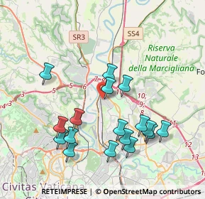 Mappa Via Barga, 00138 Roma RM, Italia (4.12765)