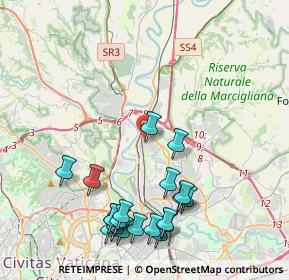 Mappa Via Barga, 00138 Roma RM, Italia (5.0435)