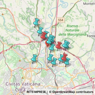 Mappa Via Monte S. Savino, 00138 Roma RM, Italia (2.71412)