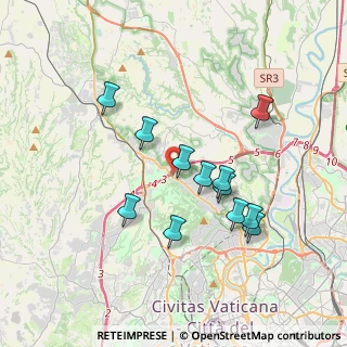 Mappa Via Volusia, 00189 Roma RM, Italia (3.51417)