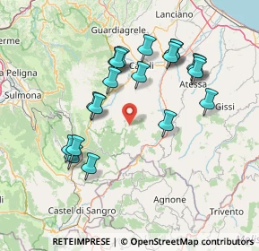 Mappa Montenerodomo, 66010 Montenerodomo CH, Italia (15.2495)