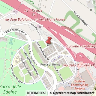 Mappa Via Randone Salvatore, 10, 00100 Roma, Roma (Lazio)