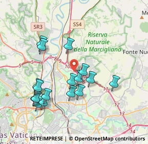 Mappa Via Randone Salvatore, 00100 Roma RM, Italia (3.97882)