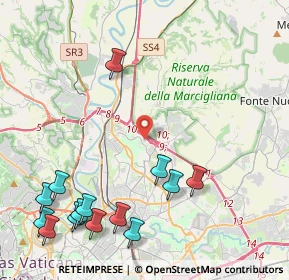 Mappa Via Randone Salvatore, 00100 Roma RM, Italia (5.87714)