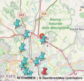 Mappa Via Randone Salvatore, 00100 Roma RM, Italia (5.51909)