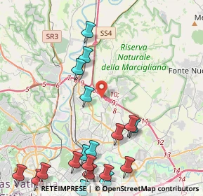 Mappa Via Randone Salvatore, 00100 Roma RM, Italia (6.1505)