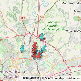 Mappa Via Randone Salvatore, 00100 Roma RM, Italia (3.56333)