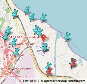 Mappa Via Rio Lungo, 86039 Termoli CB, Italia (1.2815)