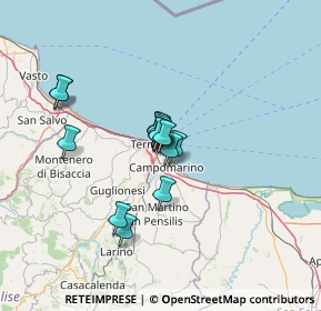 Mappa Via Rio Lungo, 86039 Termoli CB, Italia (9.50071)