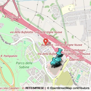 Mappa Via Franco Becci, 00138 Roma RM, Italia (0.544)