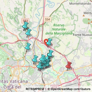 Mappa Via Franco Becci, 00138 Roma RM, Italia (4.135)