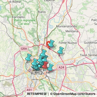 Mappa Via Franco Becci, 00138 Roma RM, Italia (7.788)