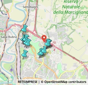 Mappa Via Franco Becci, 00138 Roma RM, Italia (1.58286)