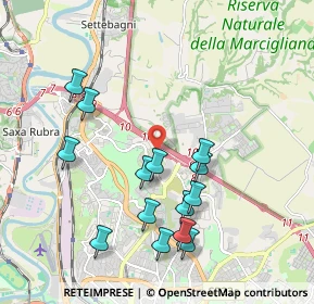 Mappa Via Franco Becci, 00138 Roma RM, Italia (2.10071)