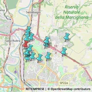 Mappa Via Franco Becci, 00138 Roma RM, Italia (1.81813)
